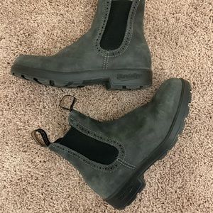 BLUNDSTONES: 1630 WOMEN'S ORIGINALS HIGH TOP BOOTS - RUSTIC BLACK